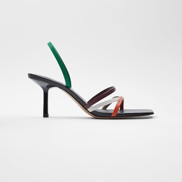 Zara Shoes - ZARA multicolored strap sandals NWT -Size 10
